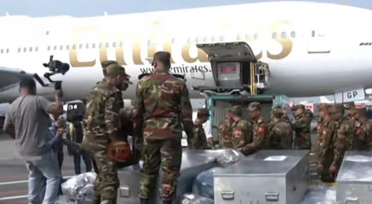 দেশে পৌঁছেছে সুদানে নিহত ৬ শান্তিরক্ষীর মরদেহ