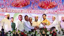 নীলফামারীর নিজ গ্রামে গণ সংবর্ধনা পেলেন রাকসুর ভিপি জাহিদ