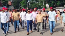 ফরিদপুর পৌর সুপার মার্কেট এলাকায় অবৈধ স্থাপনা উচ্ছেদ অভিযান অব্যাহত রাখার ঘোষণা