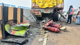 শিবচরে ঢাকা-ভাঙ্গা এক্সপ্রেসওয়েতে বাস-ট্রাক সংঘর্ষে নিহত ৩