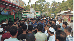 রাজাপুরে পাল্টাপাল্টি মানববন্ধন ঘিরে ১৪৪ ধারা জারি