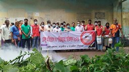 সাতক্ষীরায় ডেঙ্গু প্রতিরোধ ও পরিচ্ছন্নতা অভিযান শুরু