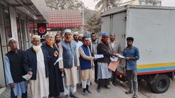 ফরিদপুরে ১০ দলীয় জোটের প্রার্থী প্রফেসর আবদুত তাওয়াবের লিফলেট বিতরণ