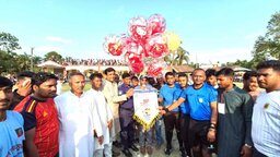 মাদক প্রতিরোধে নোয়াখালীতে ফুটবল উৎসব