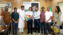 গোবিপ্রবি উপাচার্যের সঙ্গে নবগঠিত জাতীয়তাবাদী শিক্ষক পরিষদের সৌজন্য সাক্ষাৎ