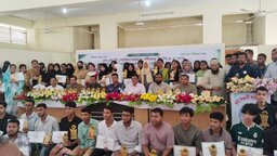 শিবচরে কৃতী শিক্ষার্থীদের সংবর্ধনা