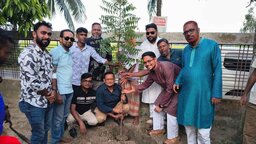 জাইমা রহমানের জন্মদিনে কুসুম্বী ইউনিয়নে বৃক্ষরোপণ ও দোয়া মাহফিল