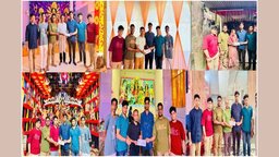 মহা-নবমীতে রাজবাড়ীর ১২ মন্দিরে ‘আমরা সনাতনী যুবক’ এর আর্থিক অনুদান