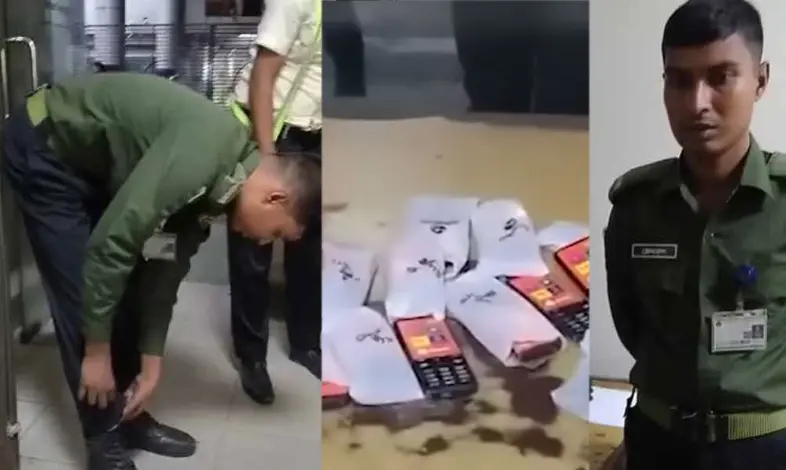 পোড়া কার্গো ভিলেজ থেকে মোবাইল চুরি, বরখাস্ত আনসার সদস্য