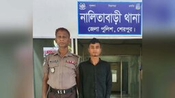 নালিতাবাড়ীতে অটোচালকের বাড়িতে চুরি, যুবক গ্রেফতার