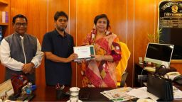 রবীন্দ্র বিশ্ববিদ্যালয়ের উপাচার্যের সঙ্গে পাবনা বিজ্ঞান ও প্রযুক্তি বিশ্ববিদ্যালয়ের উপাচার্যের সৌজন্য সাক্ষাৎ