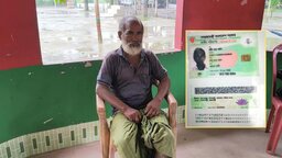 জামালপুর সীমান্তে ২৪ ঘণ্টা নো-ম্যানস ল্যান্ডে থাকার পর সেই বৃদ্ধ এখন থানায়