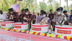 সাতক্ষীরায় ৭৩ কোটি ৭৫ লাখ টাকার মাদক ধ্বংস করল বিজিবি