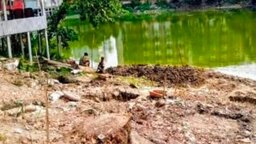 ফরিদপুরে রাজেন্দ্র কলেজের পুকুর ভরাট করে স্থাপনা নির্মাণের অভিযোগ