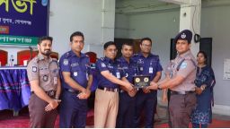 গোপালগঞ্জের শ্রেষ্ঠ ওসি কাশিয়ানী থানার মাহফুজুর রহমান