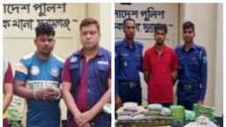 ছাতকে পৃথক অভিযানে ভারতীয় চোরাই পণ্যসহ আটক ২