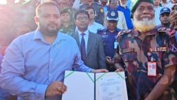 পঞ্চগড়ে দেশের সর্বোচ্চ ফ্লাগস্ট্যান্ড এর শুভ উদ্বোধন