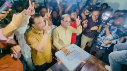 ঠাকুরগাঁও-১ উপনির্বাচনে বেসরকারিভাবে জয়ী ধানের শীষ প্রার্থী মির্জা ফয়সল আমিন।