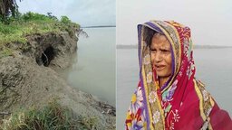সুগন্ধার ভাঙনে হারিয়ে যাচ্ছে গ্রামের পর গ্রাম, নদীগর্ভে বিলীন পূর্বপুরুষের কবরও