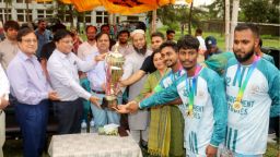 গোবিপ্রবিতে আন্তঃবিভাগ ফুটবল টুর্নামেন্টে ব্যবস্থাপনা শিক্ষা বিভাগ চ্যাম্পিয়ন