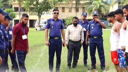 মাদারীপুরে ক্যাডেট এএসআই নিয়োগের শারীরিক পরীক্ষা সম্পন্ন