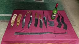 সীমান্তে বিজিবির বিশেষ অভিযানে ভারতীয় ক্রিজ, চাপাতি, চাইনিজ কুড়ালসহ অস্ত্র ও মাদক উদ্ধার