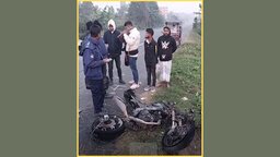 ভাঙ্গায় মহাসড়কে মোটরসাইকেল পুড়িয়ে দিল অজ্ঞাতনামা ২ ব্যক্তি