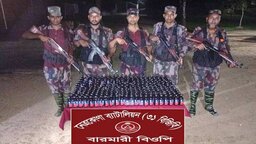 নেত্রকোণায় বিজিবির অভিযানে ২৬৯ বোতল ফেন্সিডিল উদ্ধার