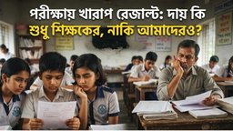 পরীক্ষায় খারাপ রেজাল্ট: দায় কি শুধু শিক্ষকের, নাকি আমাদেরও? মতামত |