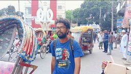 টেকনাফ থেকে তেঁতুলিয়া পর্যন্ত পায়ে হেঁটে পরিবেশ রক্ষার বার্তা দিচ্ছেন ফাহিম