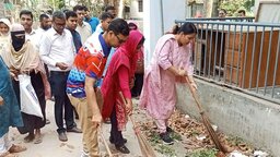 রাজাপুরে ডেঙ্গু বিষয়ক সচেতনতামূলক অভিযান