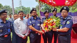 উজিরপুর মডেল থানার আধুনিক ভবনের ভিত্তিপ্রস্তর উদ্বোধন