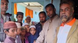 নীলফামারীতে তারেক রহমানের জন্মদিন উপলক্ষে এতিমদের মাঝে জেলা যুবদলের খাদ্য বিতরণ