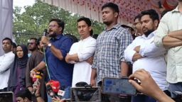 অবশেষে সমাবেশ মঞ্চে এনসিপি নেতারা