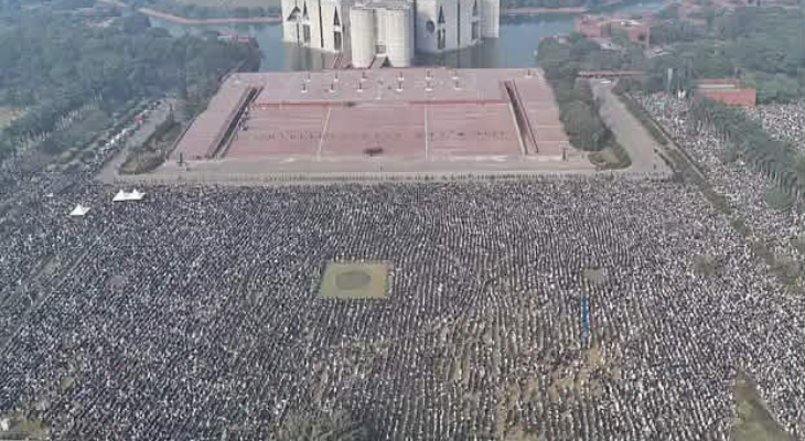 লাখো মানুষের উপস্থিতিতে বেগম খালেদা জিয়ার জানাজা সম্পন্ন
