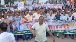জুলাই গণঅভ্যূথানের বর্ষপূর্তিতে সুনামগঞ্জ জেলা বিএনপির বিজয় মিছিল