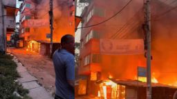 কোম্পানীগঞ্জে আগুনে পুড়ল ৪ দোকান