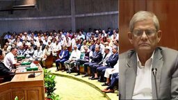 সংসদীয় দলের বৈঠকে বিদায়ী বক্তব্যে কাঁদলেন মির্জা ফখরুল