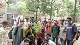 জগন্নাথ বিশ্ববিদ্যালয়ে গ্রীন ক্যাম্পাস ক্লাবের বৃক্ষরোপণ কর্মসূচি