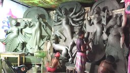 কোটালীপাড়ার ৩২১ টি পূজামন্ডপে চলছে শেষ মুহূর্তের প্রস্তুতি