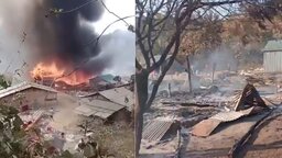 জুরাছড়িতে আগুনে পুড়ে ৪০ অধিক দোকান ও বসতঘর ভস্মীভূত, কোটি টাকার ক্ষয়ক্ষতি