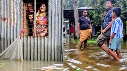 শিবচরে টানা বৃষ্টিতে ভয়াবহ জলাবদ্ধতা, পানিবন্দি শতাধিক পরিবার