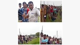 সুনামগঞ্জে ডাকুয়ার হাওরের বাঁধ কেটে দিল দুর্বৃত্তরা, সংঘর্ষে আহত ২০