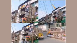 চট্টগ্রামে গুলজার টাওয়ারের ছাদ থেকে লাফ দিয়ে যুবক আহত