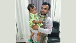 রাজাপুরে অপহৃত ১৬ মাসের শিশু উদ্ধার