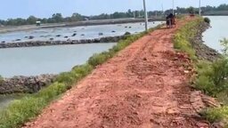 পাইকগাছার বাইনতলা-খড়িয়া সড়কের বেহাল দশা