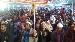 নালিতাবাড়ীতে ধানের শীষের সমর্থনে পথসভায় জনতার ঢল