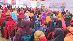 নেত্রকোণায় বিনামূল্যে চিকিৎসা সেবা, ২ হাজার রোগীর ভিড়