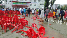 গোপালগঞ্জে এনসিপির সমাবেশস্থলে নিষিদ্ধ ঘোষিত সংগঠন ছাত্রলীগের হামলা