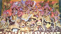 কলারোয়ায় পাটের প্রতিমা দেখে মুগ্ধ সবাই
